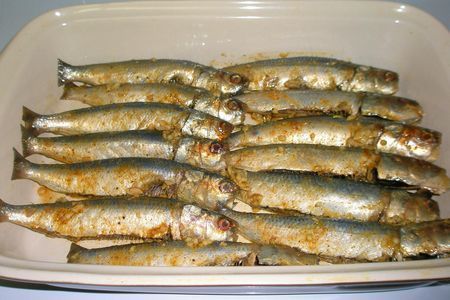 Сардины пряные запечёные в духовке,гарнир овощи-карри: шаг 2