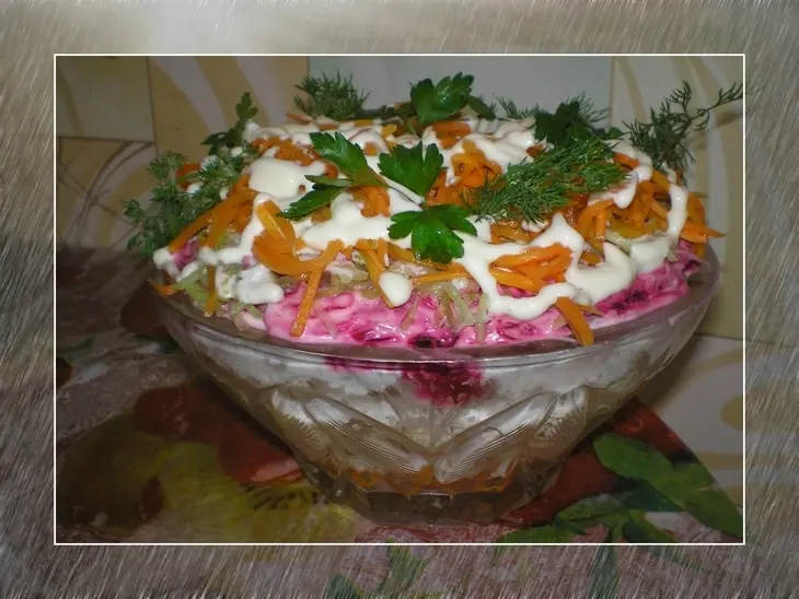 Салат "дракоша": шаг 7