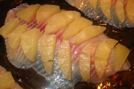 Рыба"ананас": шаг 2