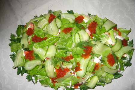 Салат из крабового мяса: шаг 1