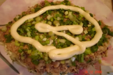 Салат"красная рыбка": шаг 3