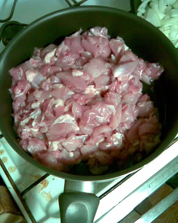Чахохбили из кур: шаг 4