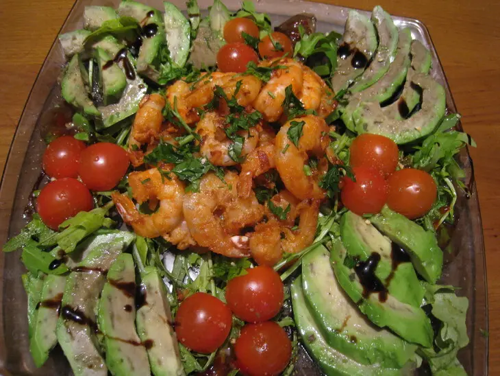 Легкая постная закуска с креветками: шаг 1