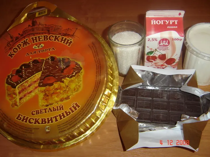 «ленивый» тортик: шаг 1
