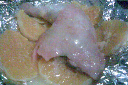 Куриный окорочок с апельсином (экспресс-метод): шаг 5