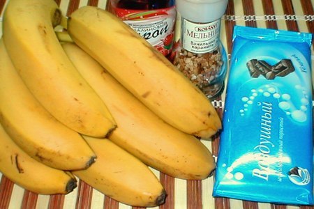 Банановые  шашлычки: шаг 1