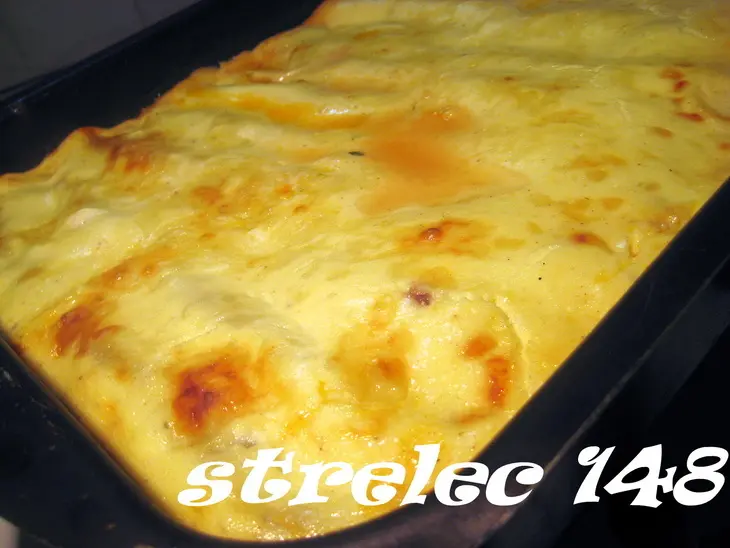 Каннеллони под белым соусом.: шаг 3