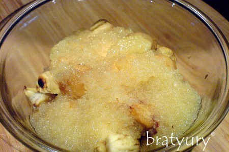 Каштаны сладкие в мёде и коньяке с кунжутом: шаг 6