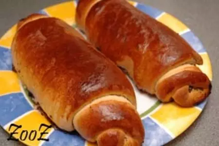 Булочка с маком в шоколадной глазури: шаг 6