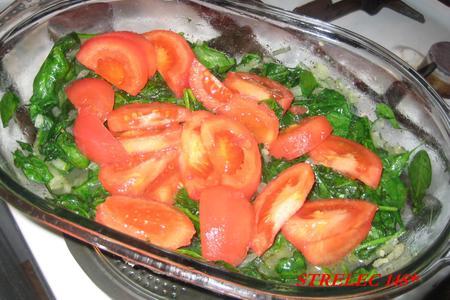 "хек" в шпинатно-томатном соусе: шаг 4