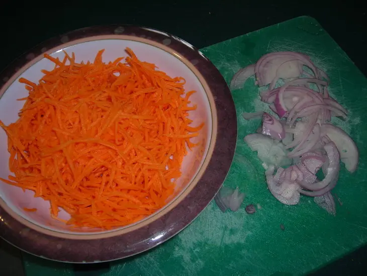 Салат из морской капусты: шаг 2