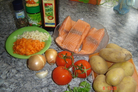 Картофельный фиш-суп: шаг 1