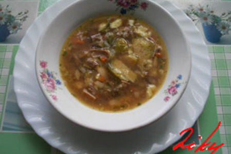 Суп из баранины с брюссельской капустой: шаг 6