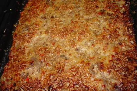 Мясная „пицца“.: шаг 1