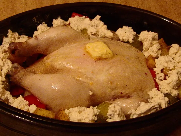 Скоро новый год-курица запеченная с овощами: шаг 7