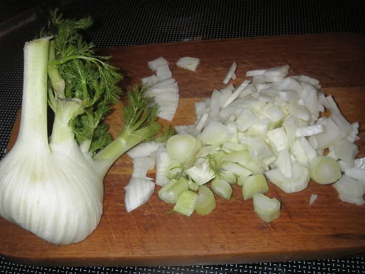 Паста с фенхелем и морепродуктами: шаг 2