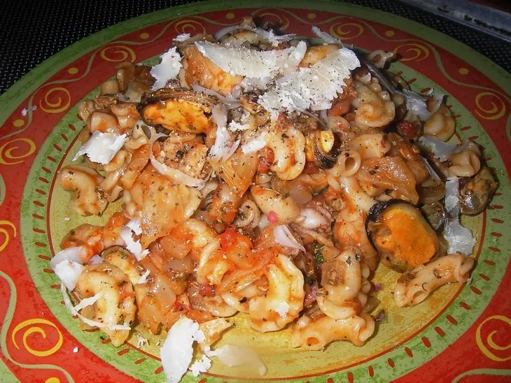 Паста с фенхелем и морепродуктами: шаг 7