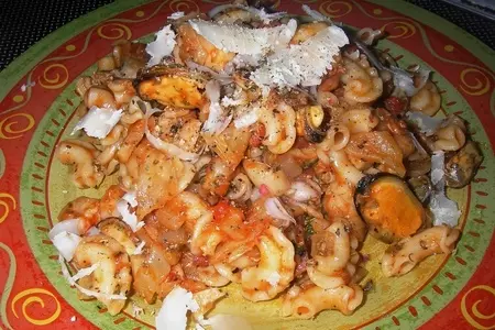 Паста с фенхелем и морепродуктами: шаг 7