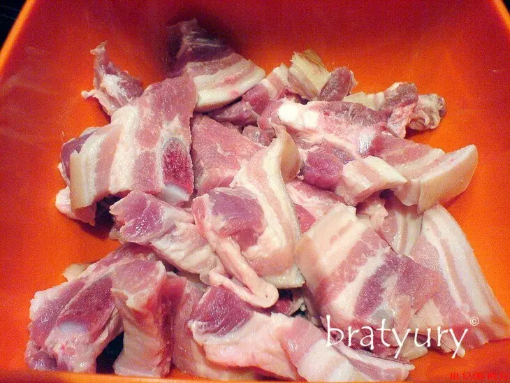 Рёбрышки, запечённые в пакете: шаг 2
