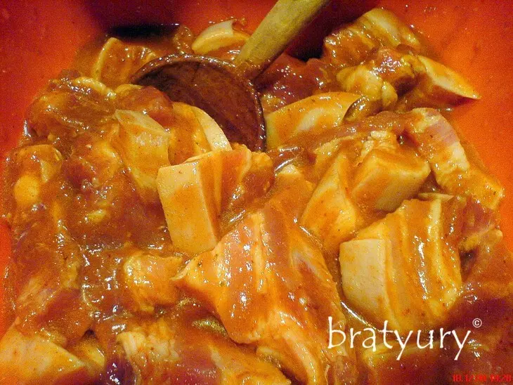 Рёбрышки, запечённые в пакете: шаг 5