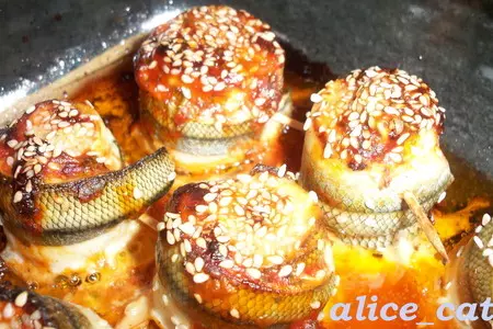 Рулетики из корюшки: шаг 7