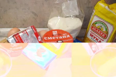Мраморный чизкейк брауни: шаг 1