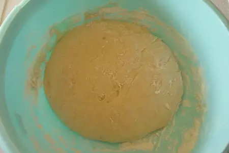 Пицца «ранчо» с соусом айоли. (на постной дрожжевой основе).: шаг 5