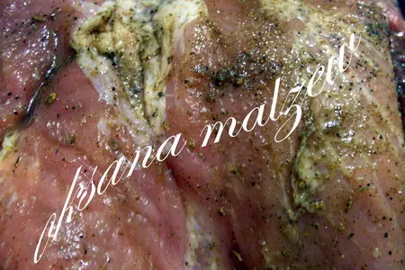 "ароматный мясной рулет": шаг 1