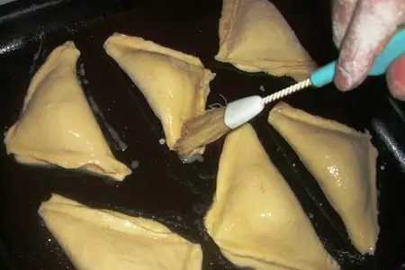 Домашнее слоеное тесто слойки  с яблоками: шаг 7