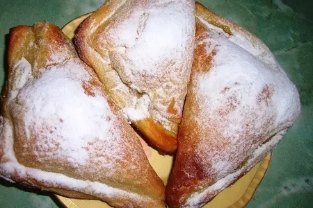 Домашнее слоеное тесто слойки  с яблоками: шаг 8