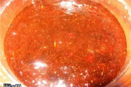 Конфитюр из перца к мясным блюдам: шаг 4