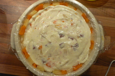 Торт "ананасовая мечта": шаг 4