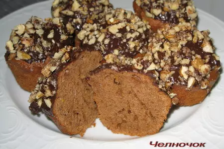 Маффины без сахара,но с ореховой пастой и лаймом: шаг 3