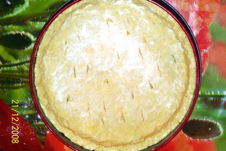 Песочный пирог с ананасовым конфитюром , грецким орехом и сметанным суфле: шаг 2
