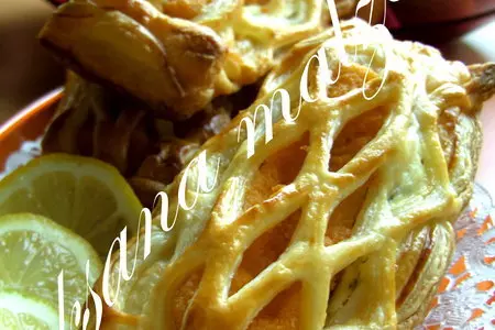 Слойки с рыбными палочками: шаг 6