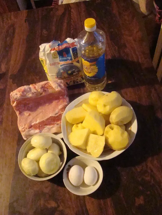 Мочанка с картофельными блинами: шаг 1