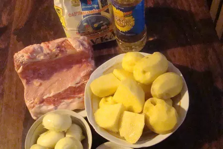 Мочанка с картофельными блинами: шаг 1