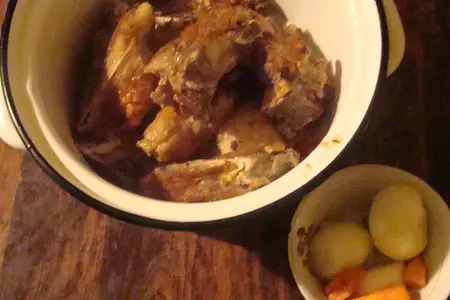 Мочанка с картофельными блинами: шаг 3