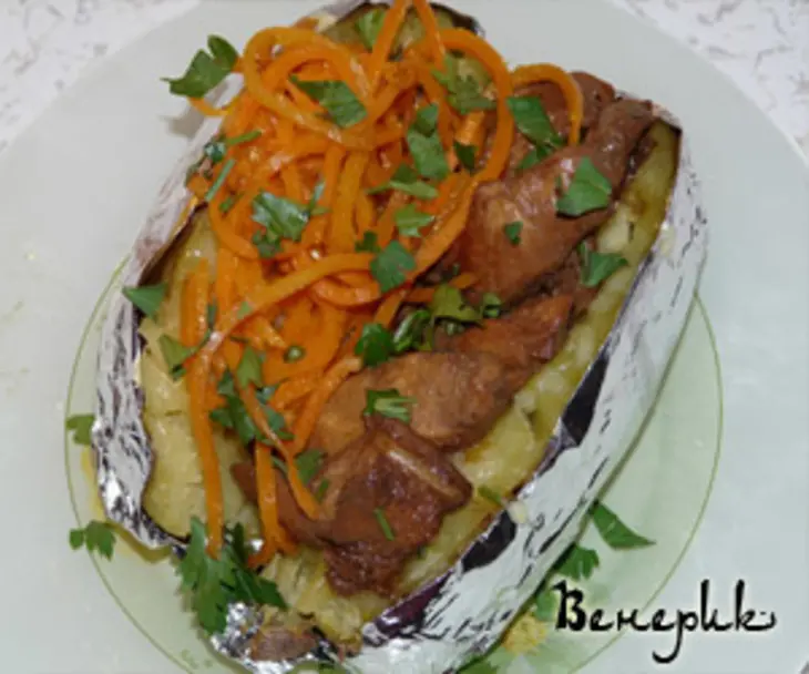 Печёная картошка или кумпир: шаг 6