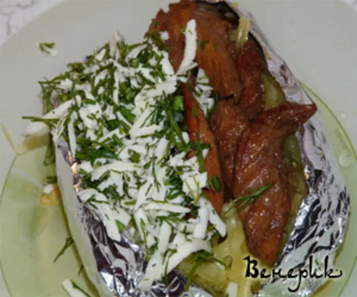 Печёная картошка или кумпир: шаг 7