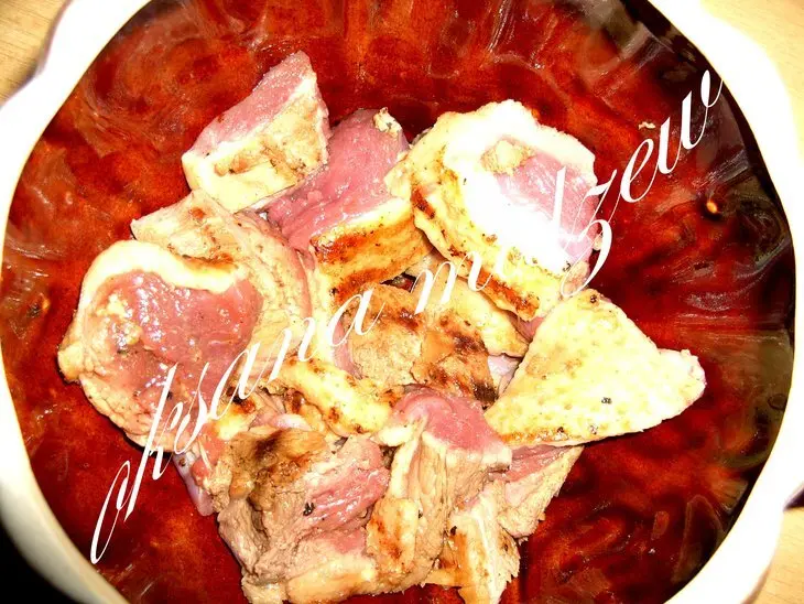 Гречка с мясом(в  горшочке): шаг 5