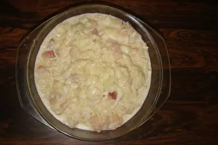 Оладушки рыбные из пангасиуса.: шаг 2