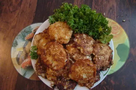 Оладушки рыбные из пангасиуса.: шаг 3