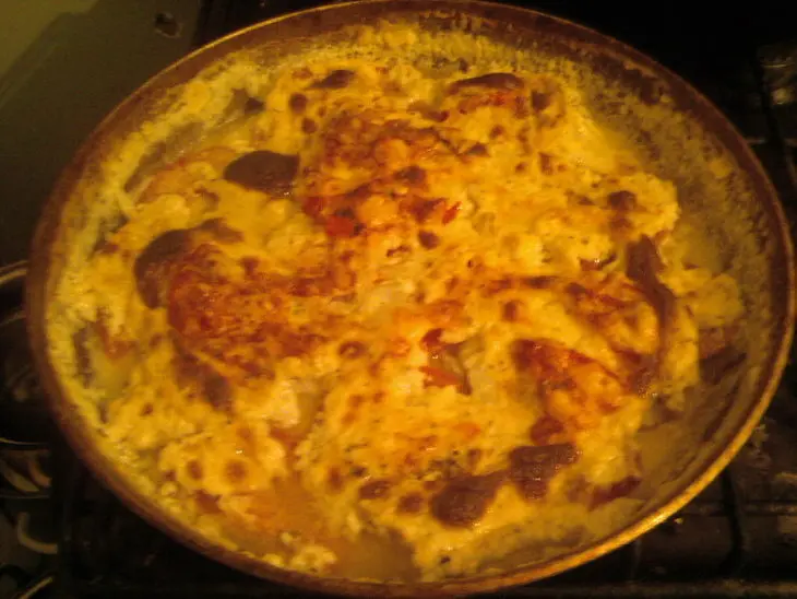 Пангасиус с сыром и помидорами: шаг 4