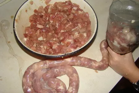 Колбаса   домашняя   .: шаг 5