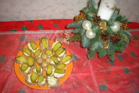 Закуска из языка с начинкой: шаг 2