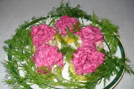Селёдочка под шапочкой: шаг 6