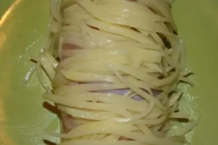 Кокон куриный с грибами: шаг 5