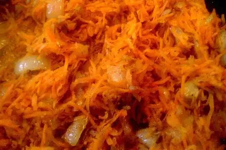 Карп  запеченный с овощами и грибами: шаг 3