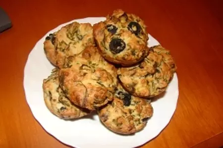 Маффины с щавелем: шаг 5
